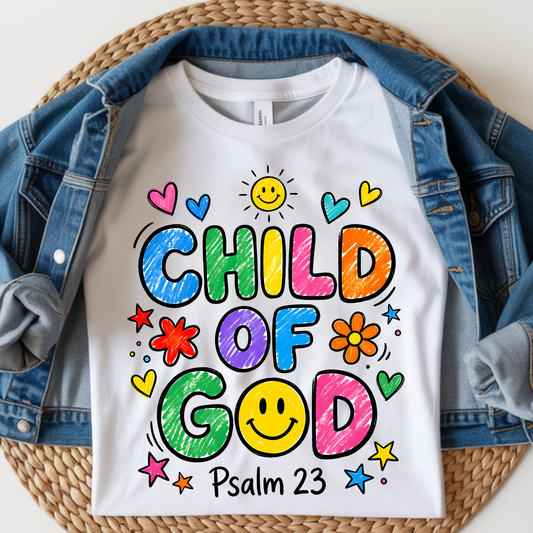 Child of God Kids DTF Print