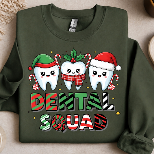 Dental Squad Christmas DTF Print