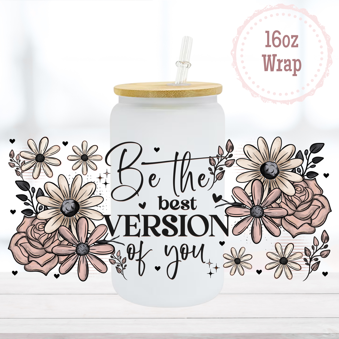 Best Version 16oz UVDTF Cup Wrap