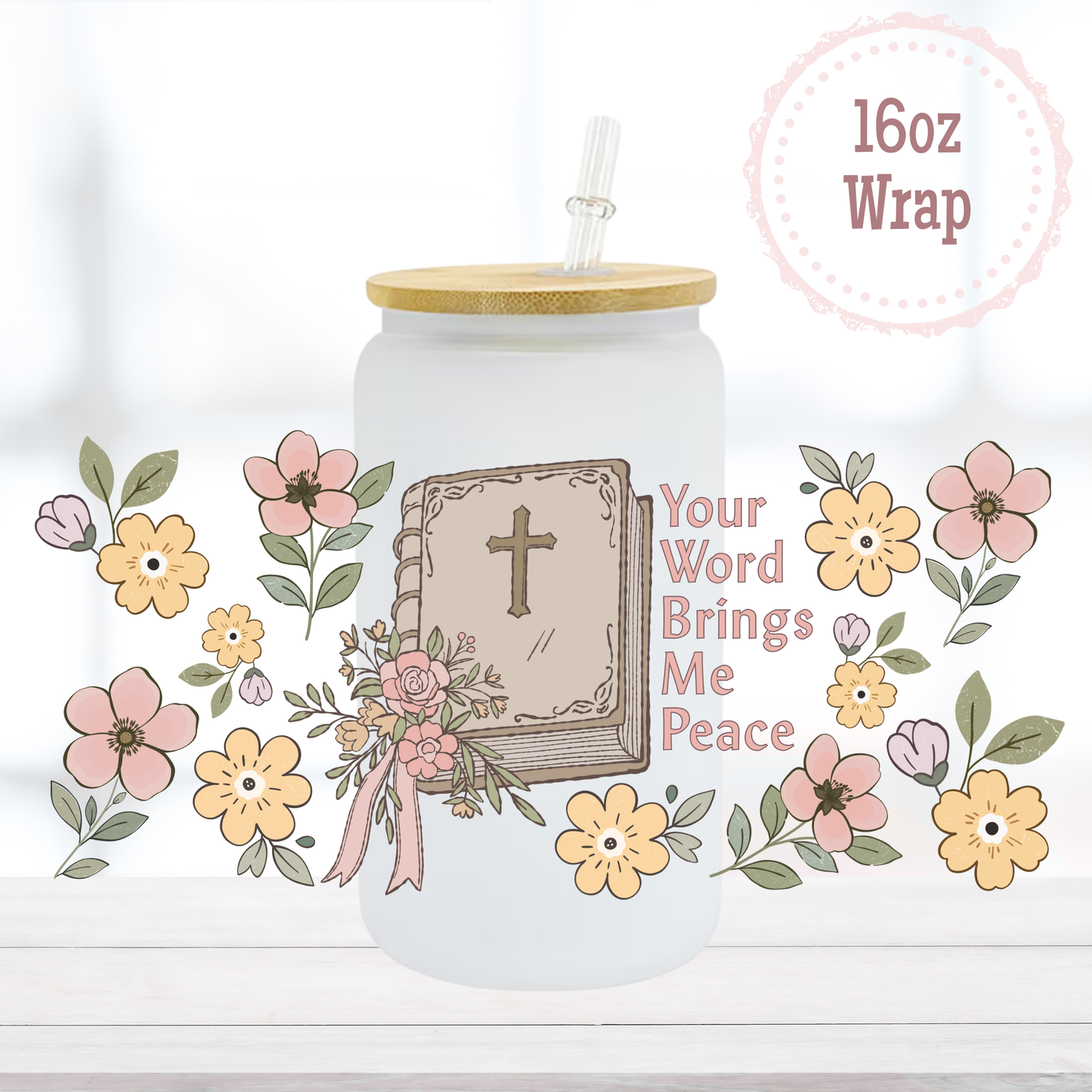 Your Word 16oz UVDTF Cup Wrap