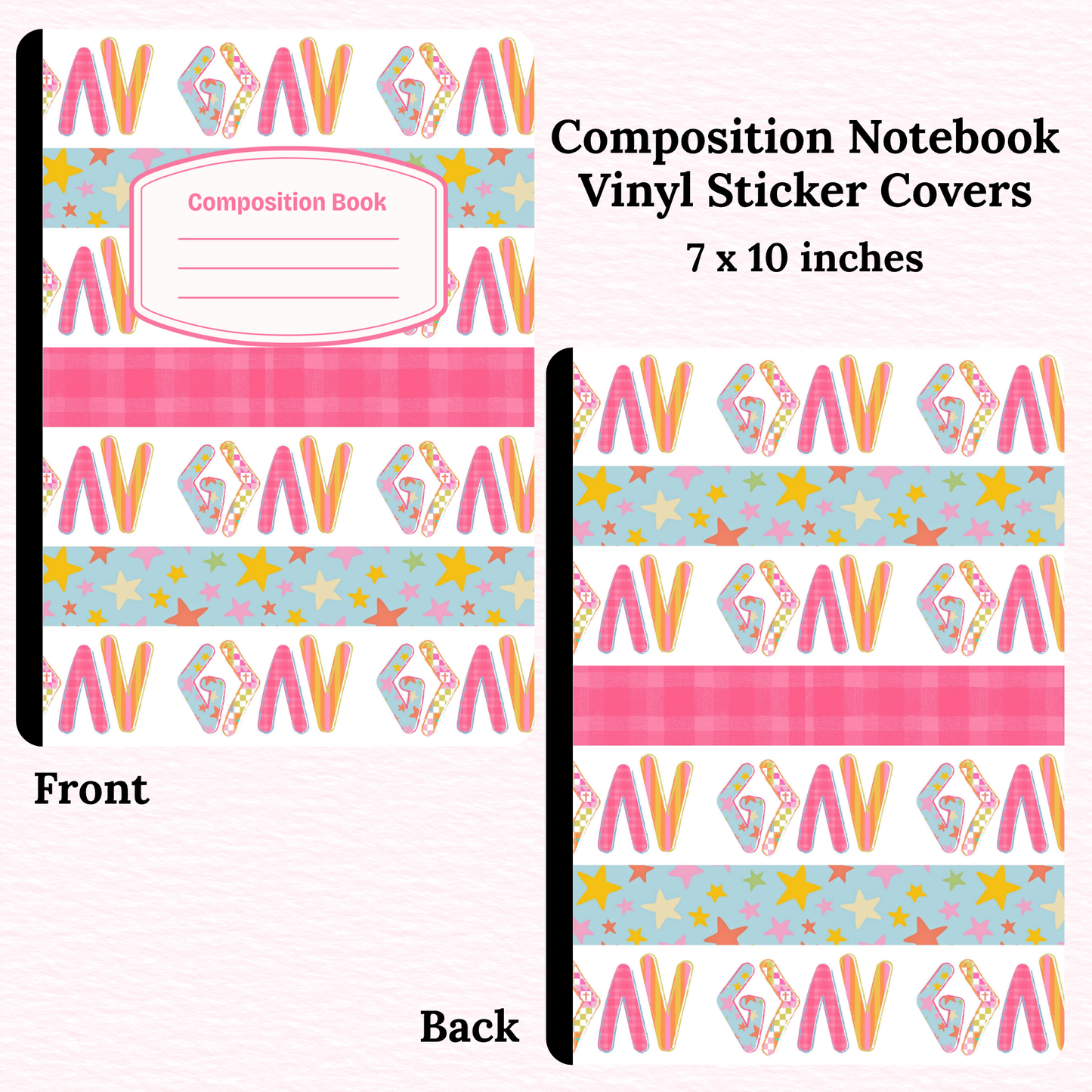 High and Lows Composition Notebook Vinyl Cover