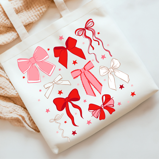 Red Bows DTF Print