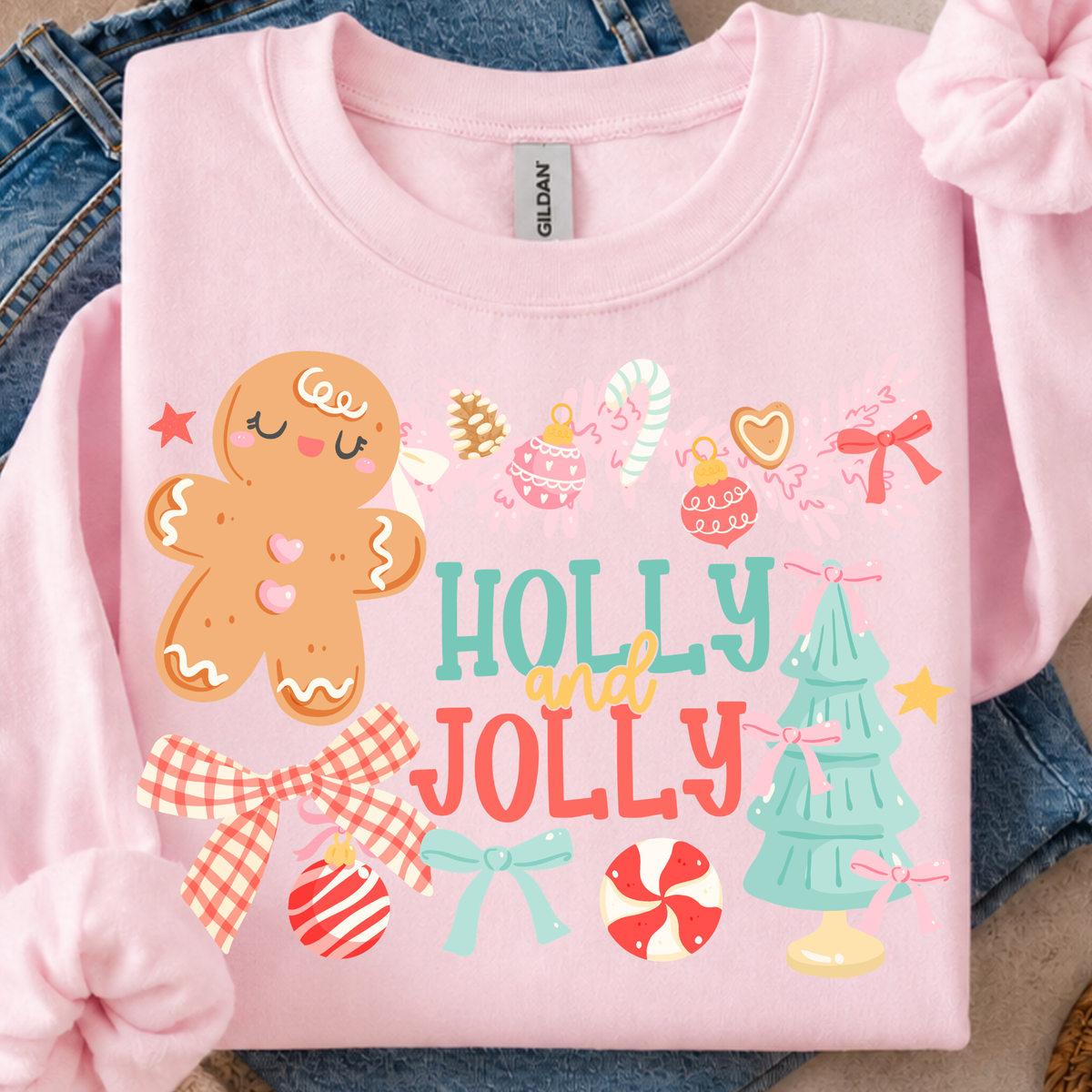 Holly Jolly DTF Print