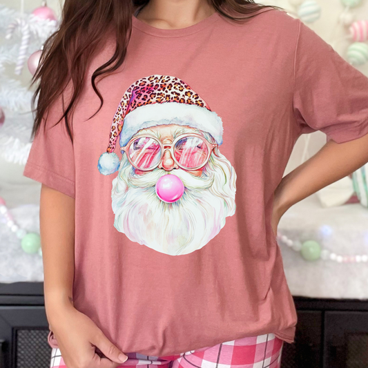 Santa Animal Print DTF Print
