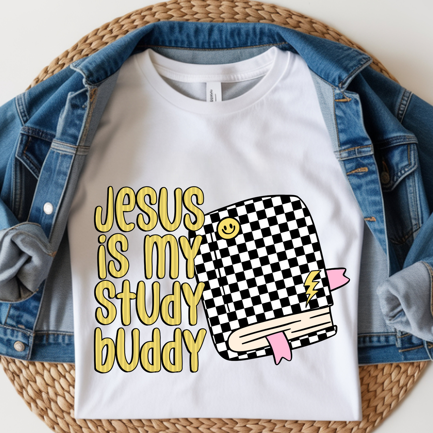 Jesus Study Buddy Kids DTF Print