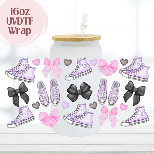 Purple Shoes 16oz UVDTF Cup Wrap