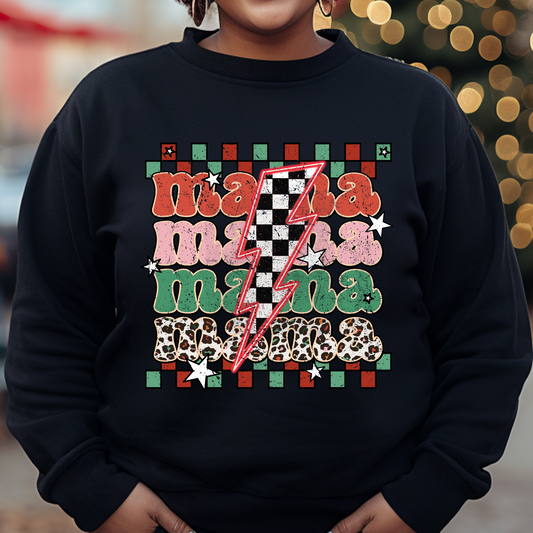 Mama Christmas DTF Print