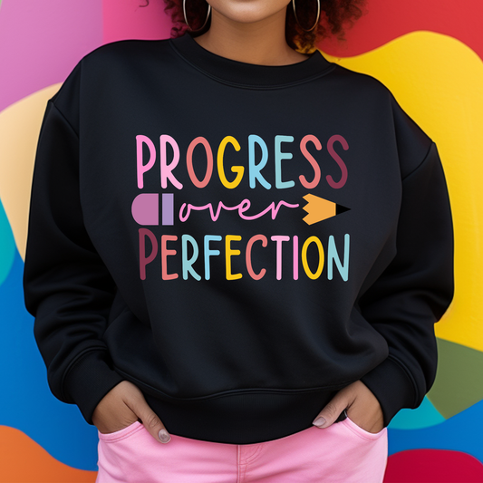 Progress Over Perfection DTF Print