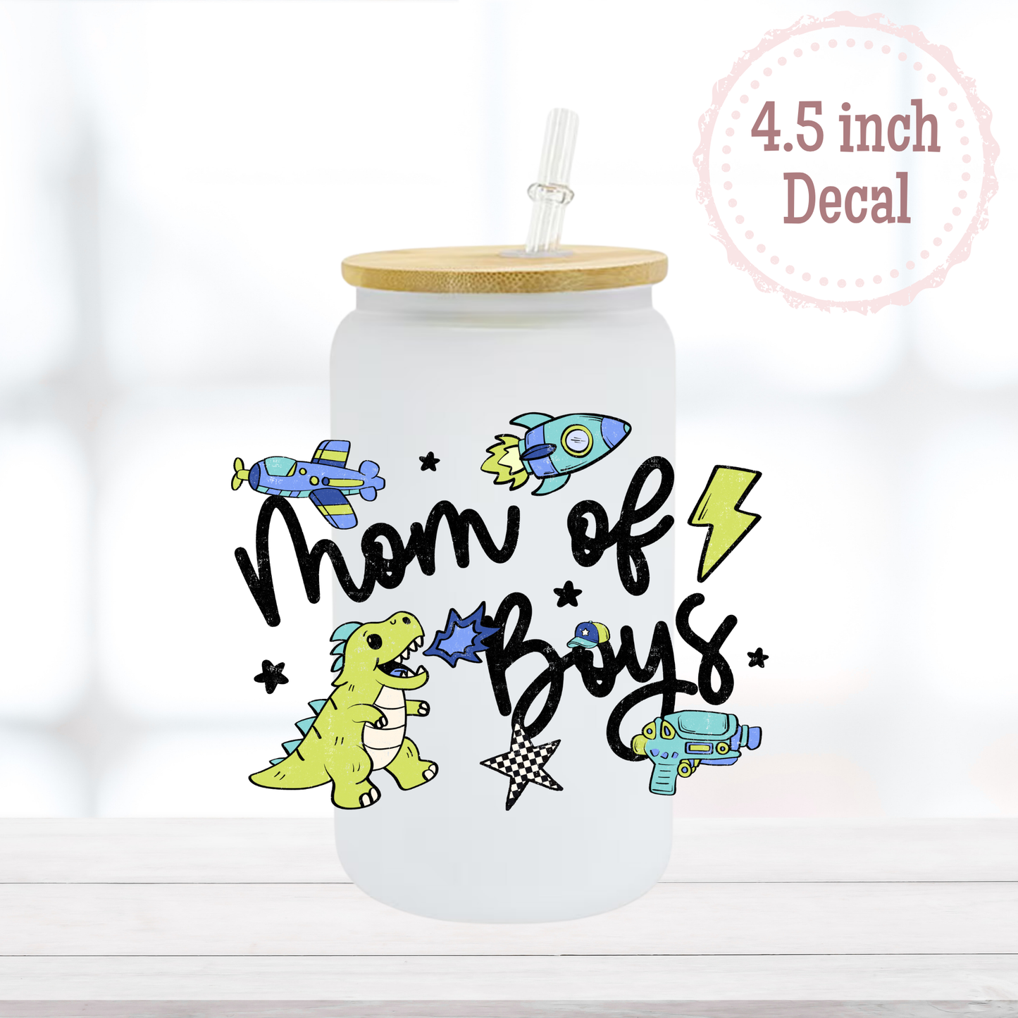 Mom of Boys UVDTF Decal