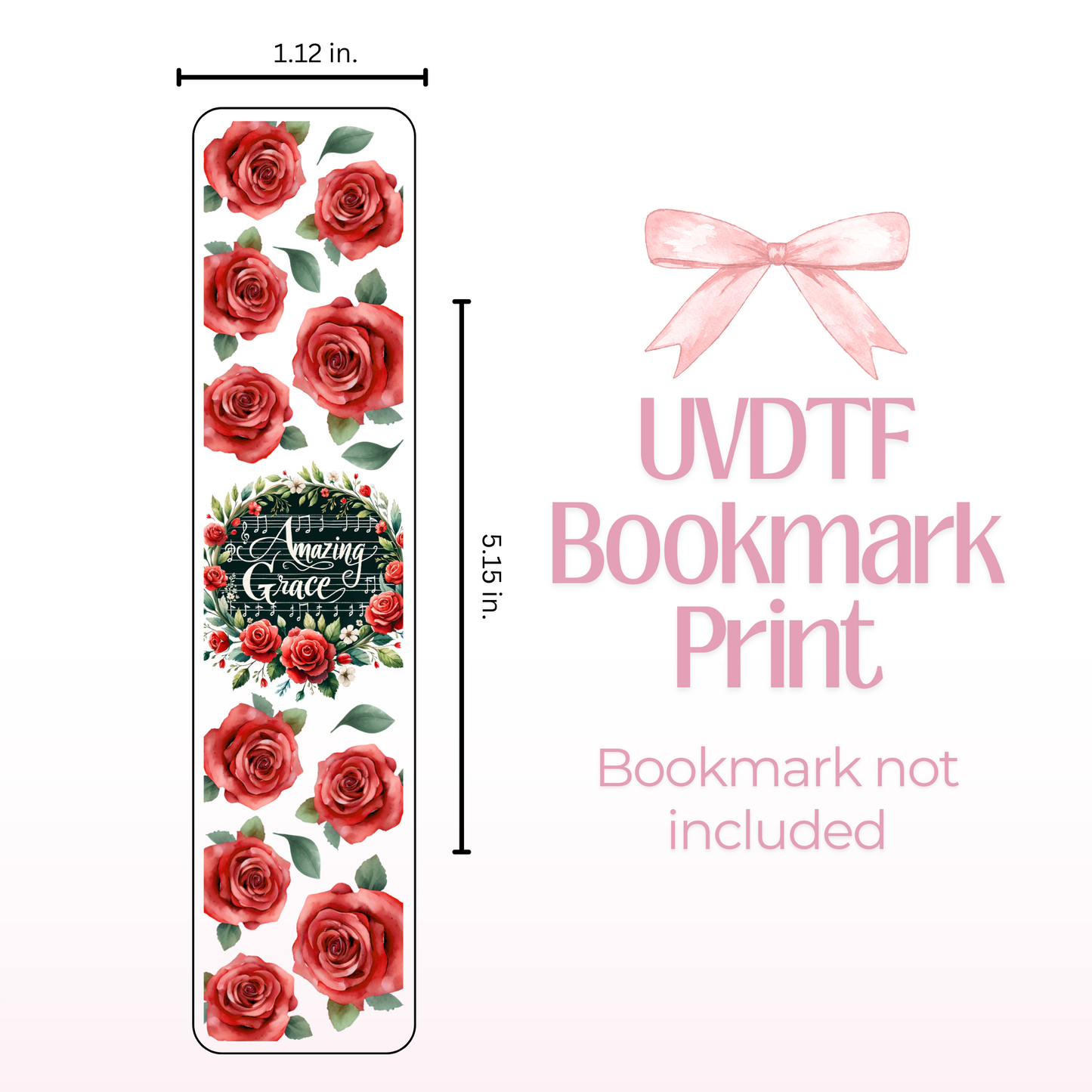 Amazing Grace Double Sided Bookmark