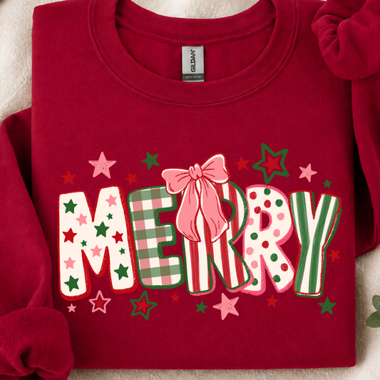 Merry DTF Print