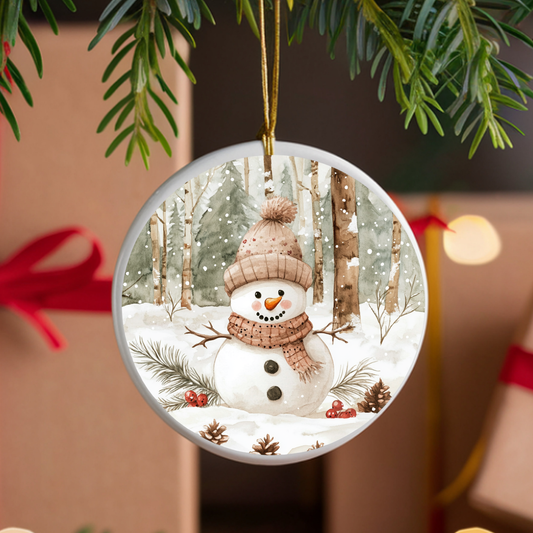 Snowman UVDTF Ornament Decal