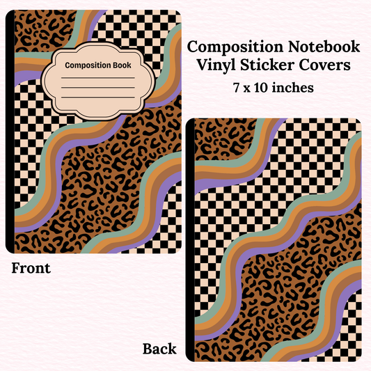 Swirls Notebook Vinyl Cover