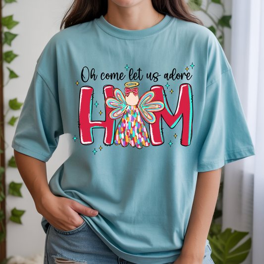 Let Us Adore Him DTF Print