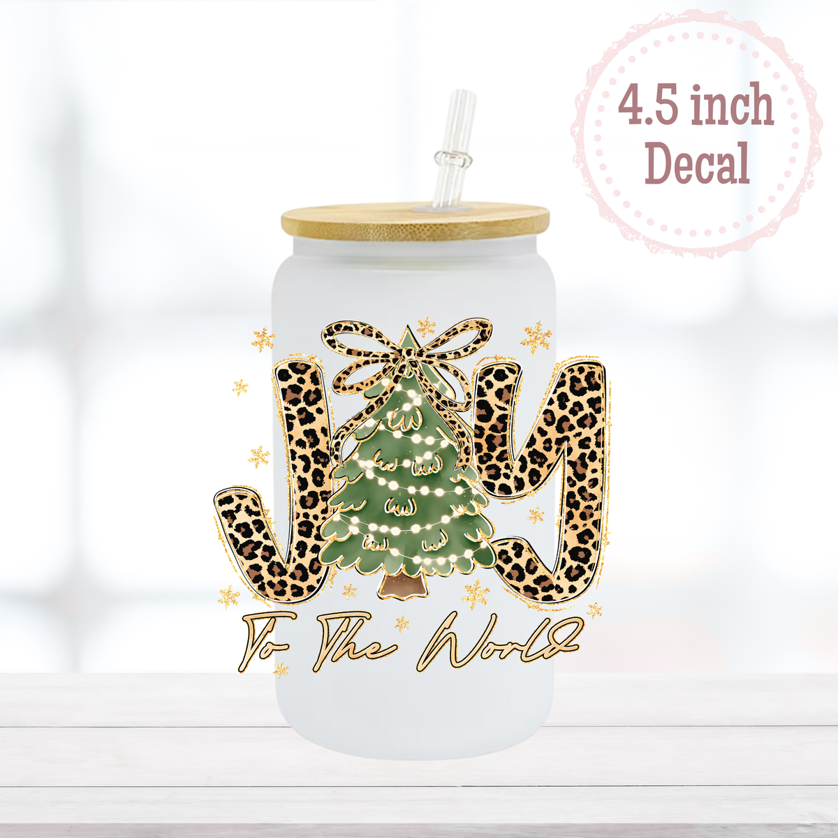 Joy to the World UVDTF Decal