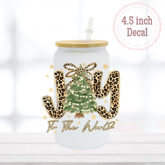 Joy to the World UVDTF Decal