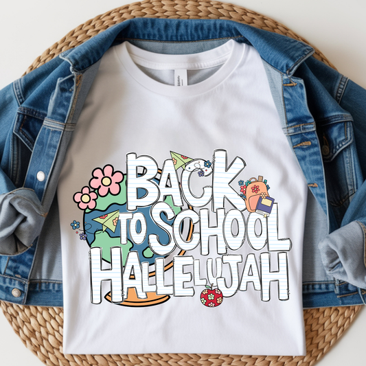 Back To School Kids DTF Print