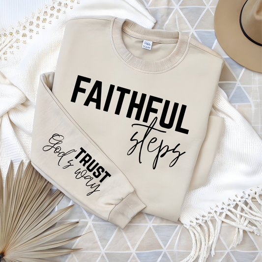 Faithful Steps Screen Print with Sleeve