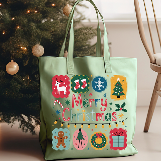 Merry Christmas Stamps DTF Print