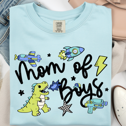 Mom of Boys DTF Print