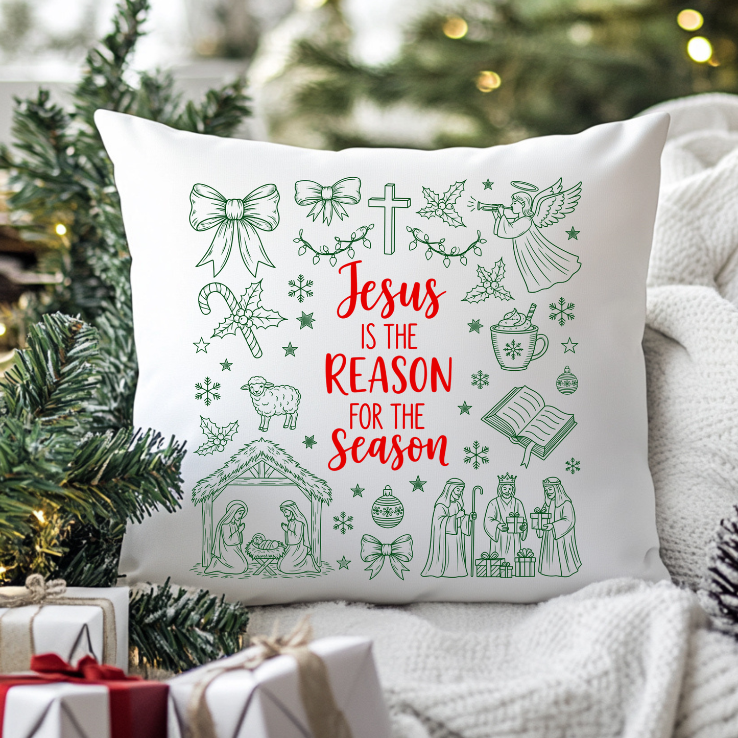 Jesus the Reason DTF Print