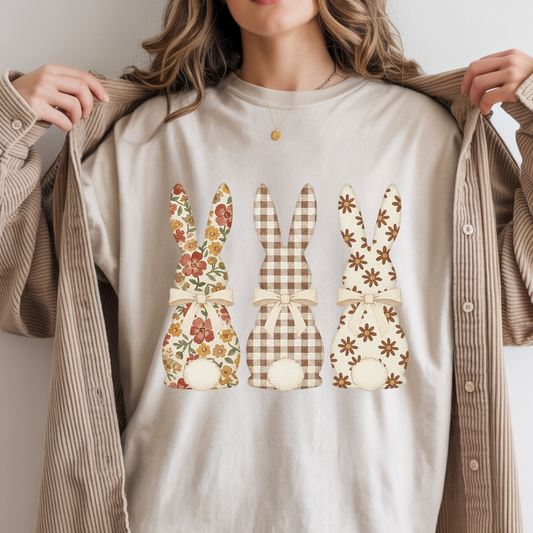 Boho Bunnies DTF Print
