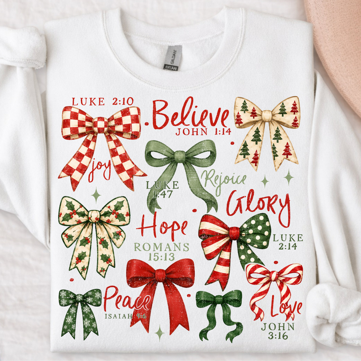 Christmas Bible Verses DTF Print
