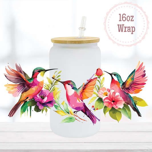 Birds 16oz UVDTF Cup Wrap