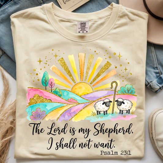 The Lord is my Shepherd DTF Print