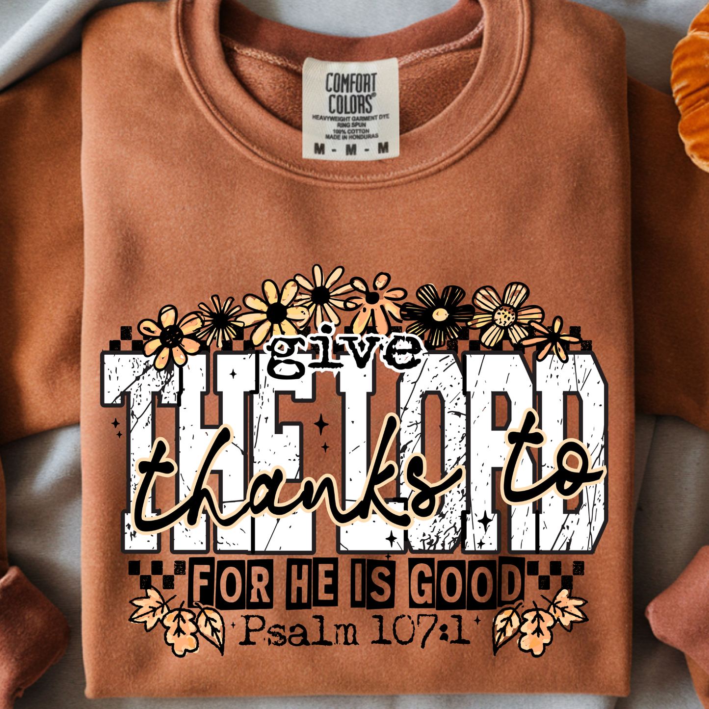 Give Thanks DTF Print