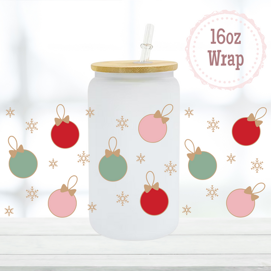 Cute Ornaments 16oz UVDTF Cup Wrap