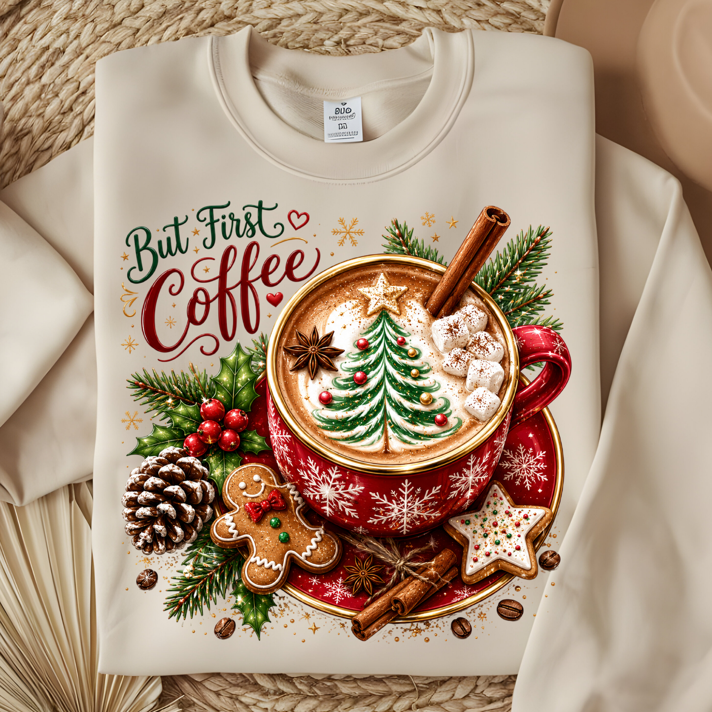 First Coffee DTF Print