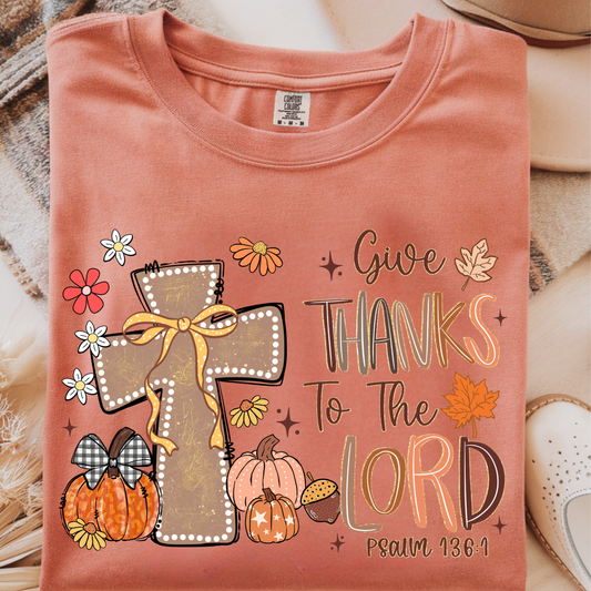 Thanks to the Lord DTF Print