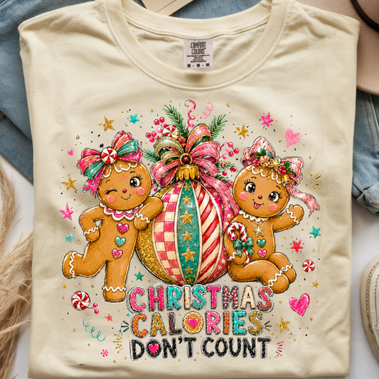 Christmas Calories DTF Transfer