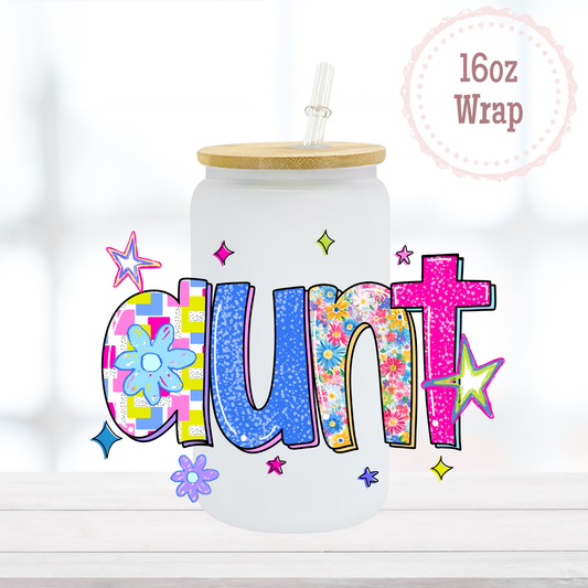 Aunt 16oz UVDTF Cup Wrap