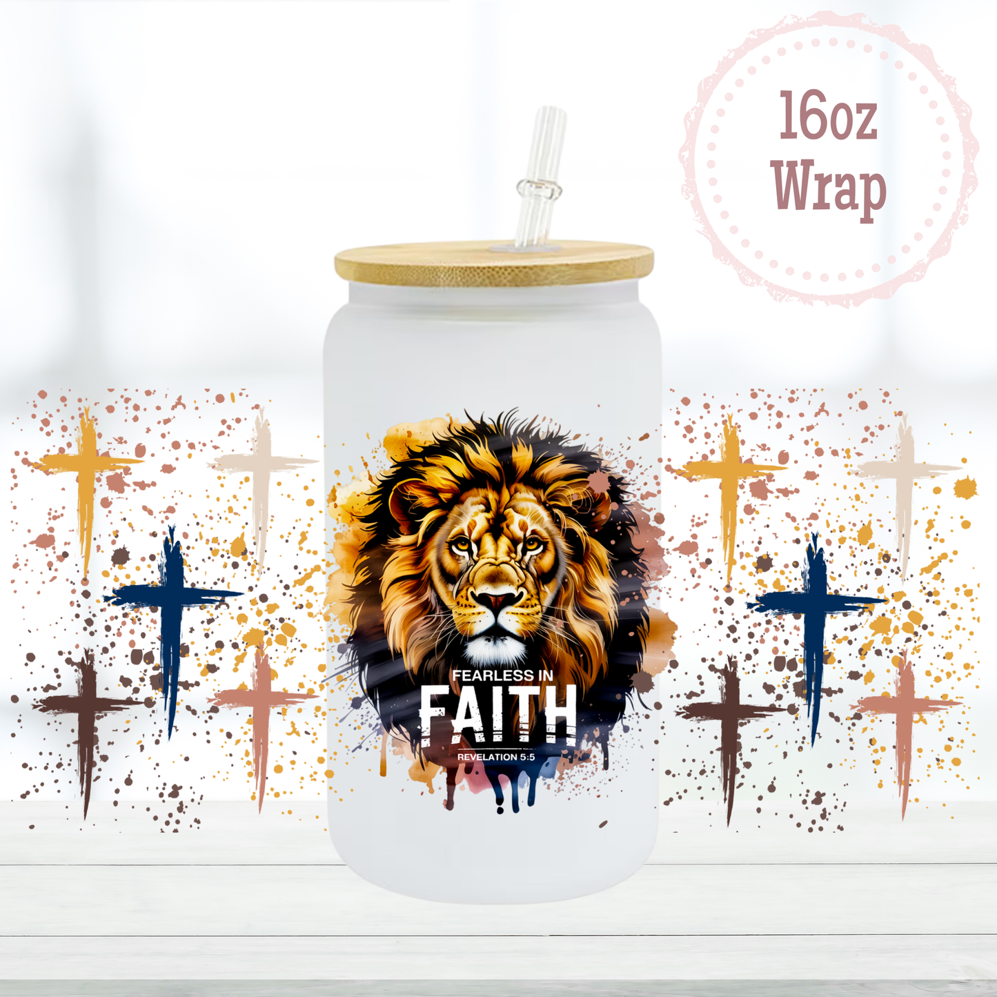 Fearless 16oz UVDTF Cup Wrap