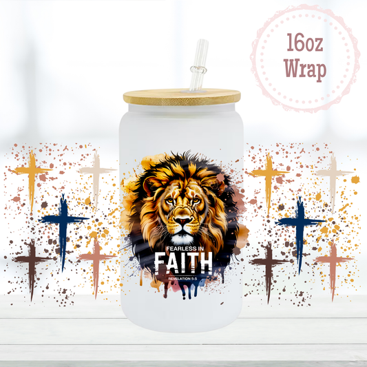 Fearless 16oz UVDTF Cup Wrap