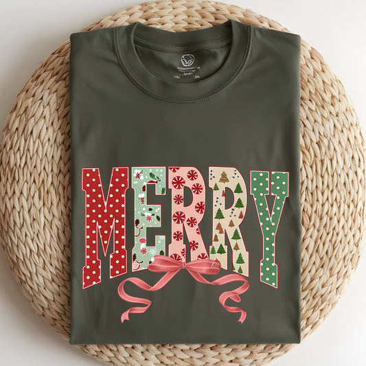 Merry Preppy DTF Print