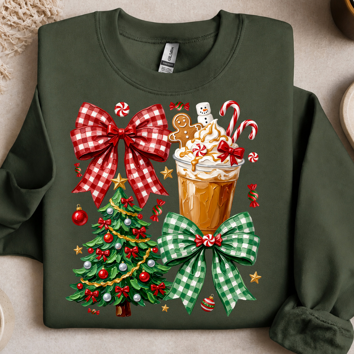 Christmas Coffee DTF Print