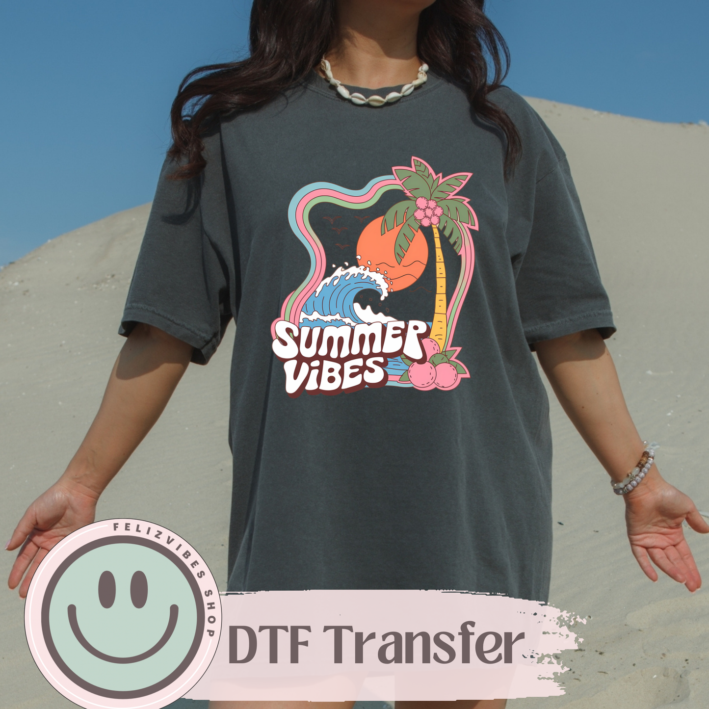 Summer Vibes DTF Print