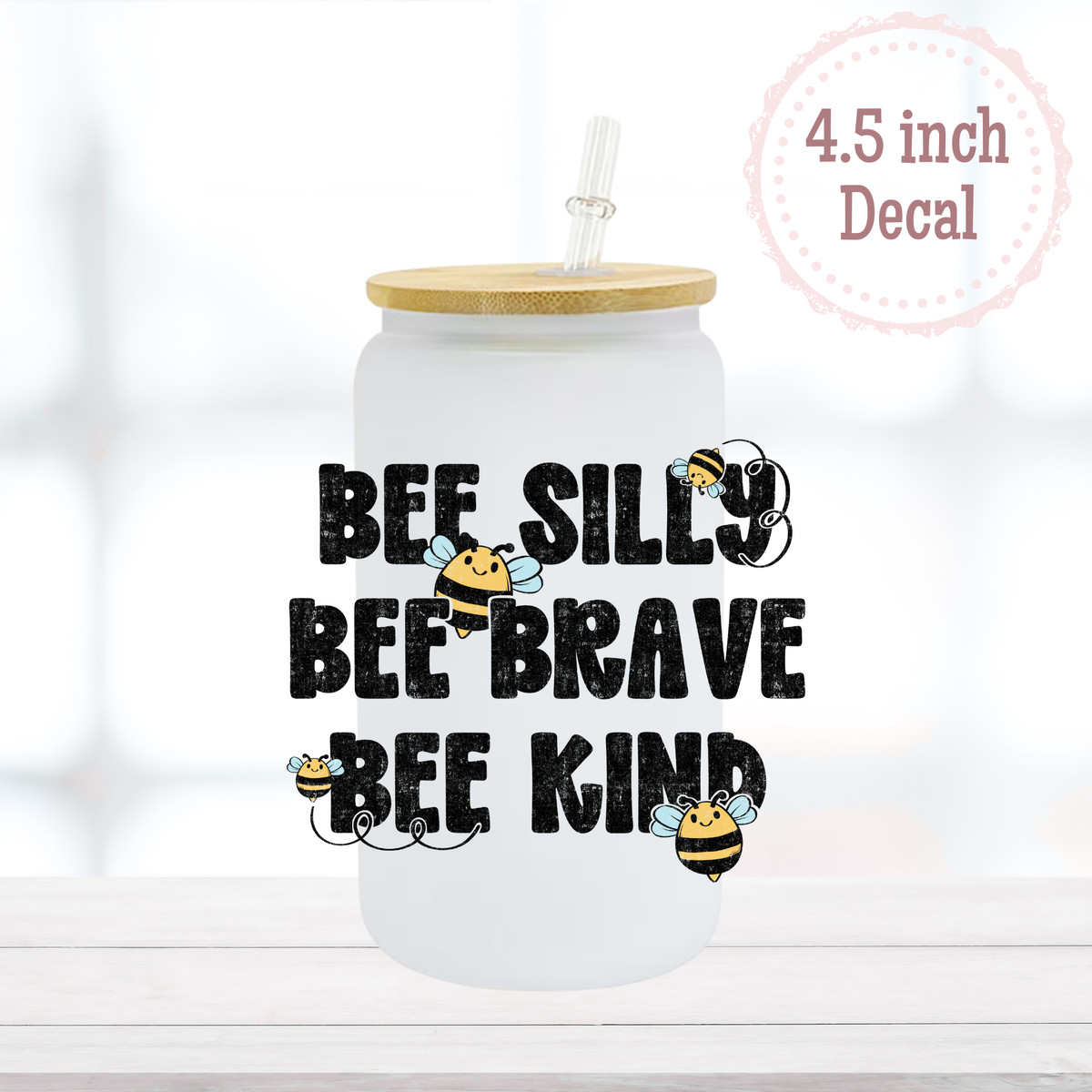 Bee Kind UVDTF Decal