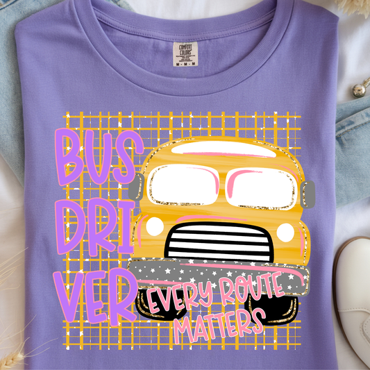 Bus Driver DTF Print