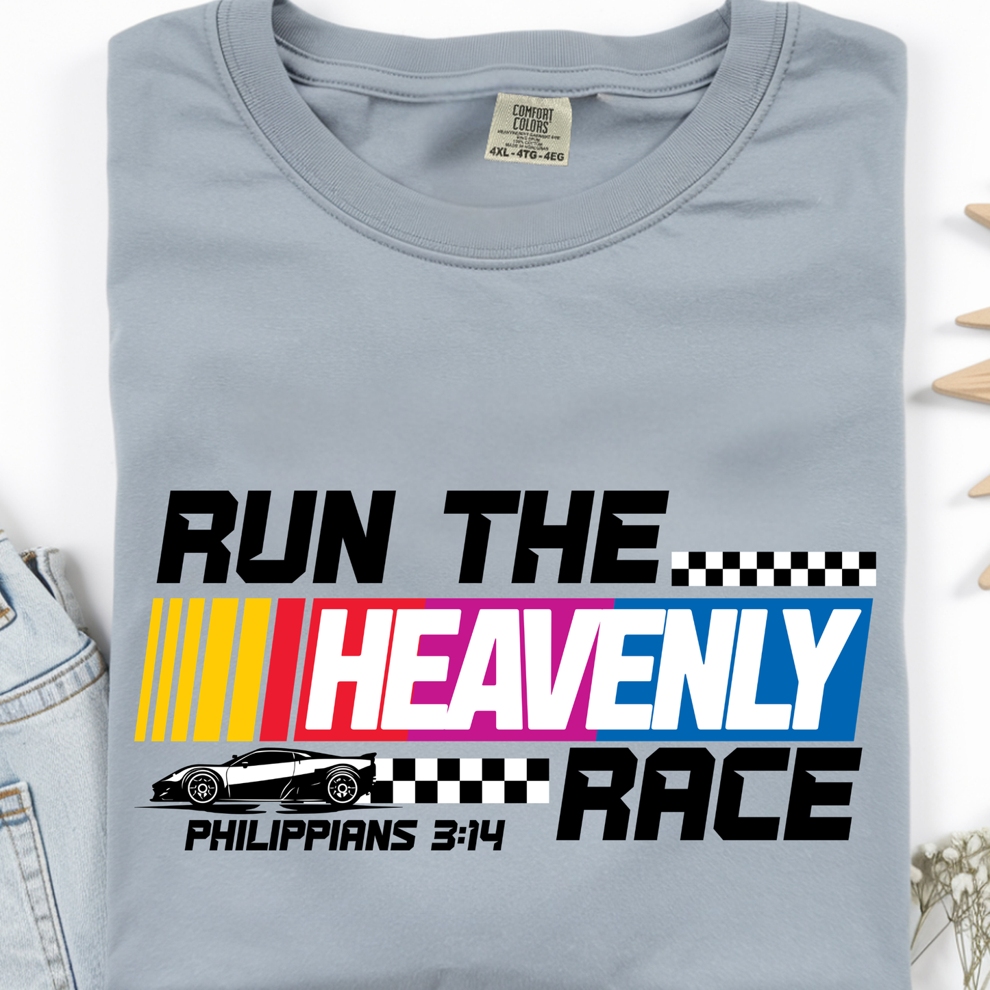 Heavenly Race DTF Print