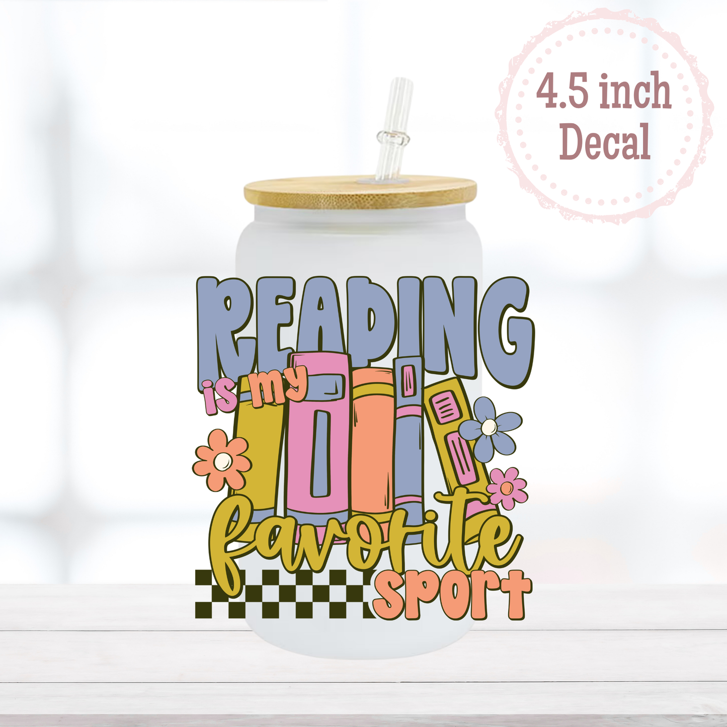 Reading Favorite Sport UVDTF Decal