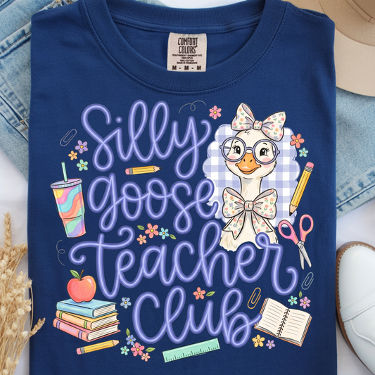 Silly Goose Teacher DTF Print