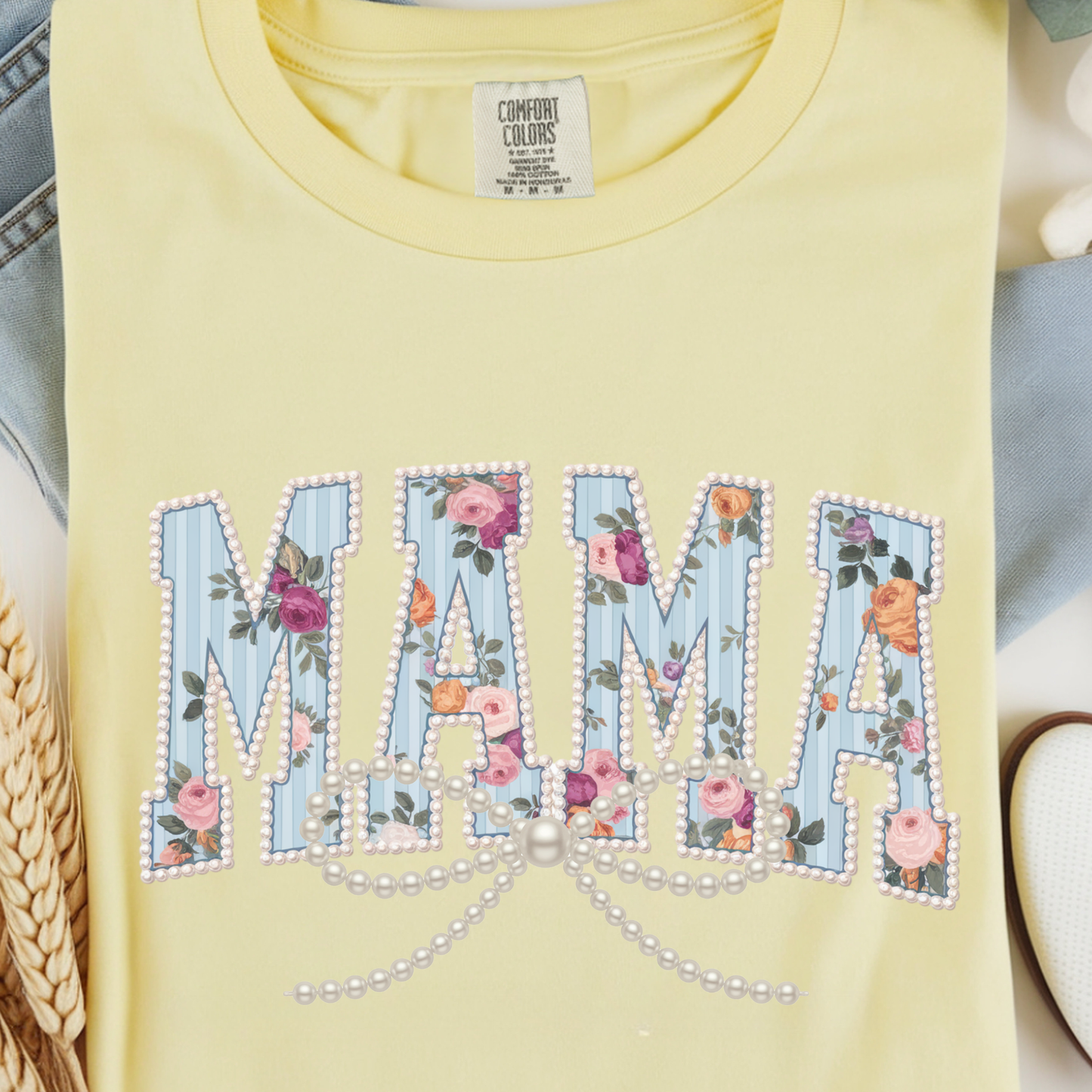 Mama Floral DTF Print
