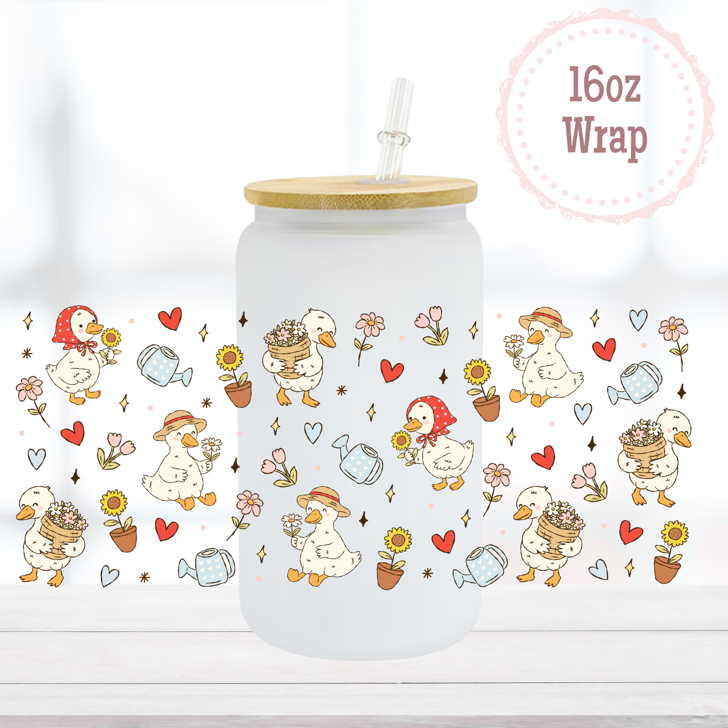 Gardening Goose 16oz UVDTF Cup Wrap