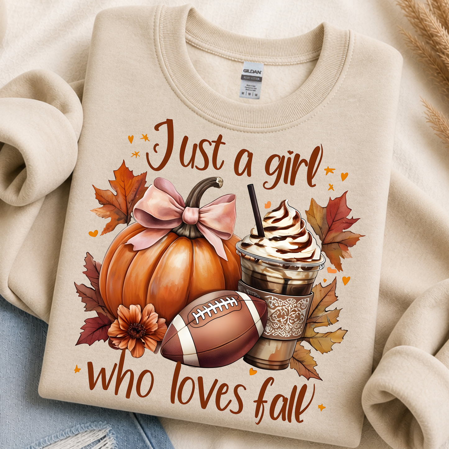 Girl Loves Fall DTF Print