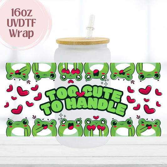 Too Cute To Handle 16oz UVDTF Cup Wrap