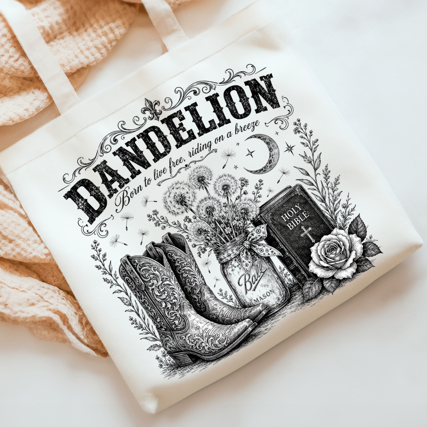 Dandelion DTF Print